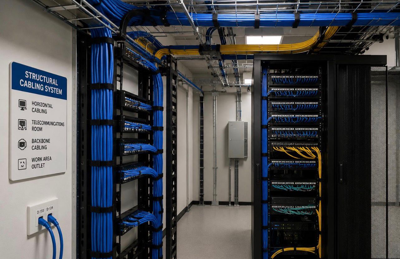 Data Center Fiber Optic Installation